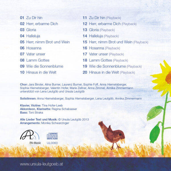 Zu Dir hin – CD – Bild 2