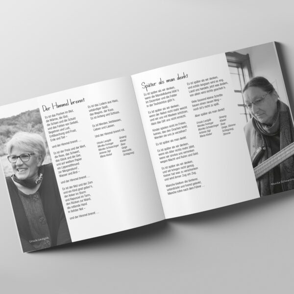Booklet der Himmel brennt rot